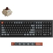 Keychron V6 Ultra - Wireless Mechanical - US - Hot Swap, RGB Backlight, Brown Switch Toetsenbord