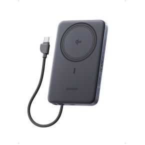 Ugreen Nexode Air Lithium-Ion (Li-Ion) 10000 mAh Draadloos opladen Grijs