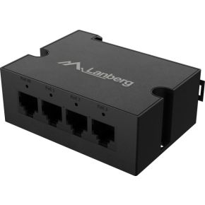 Lanberg DIN-GE4-BT-90W PoE adapter & injector Gigabit Ethernet