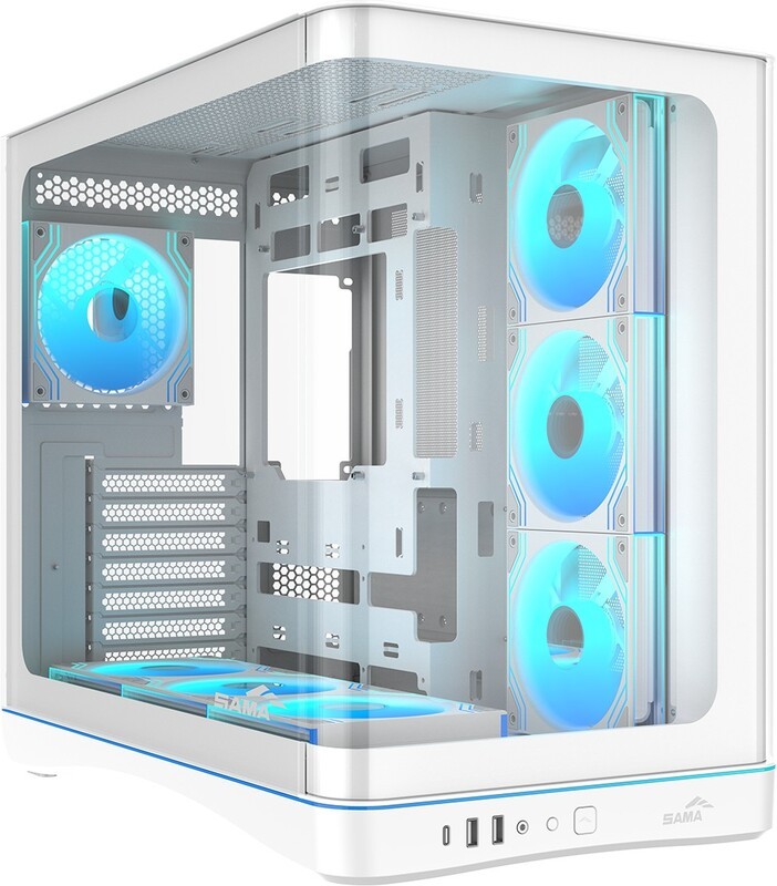 Sama V62 Wit PC Behuizing