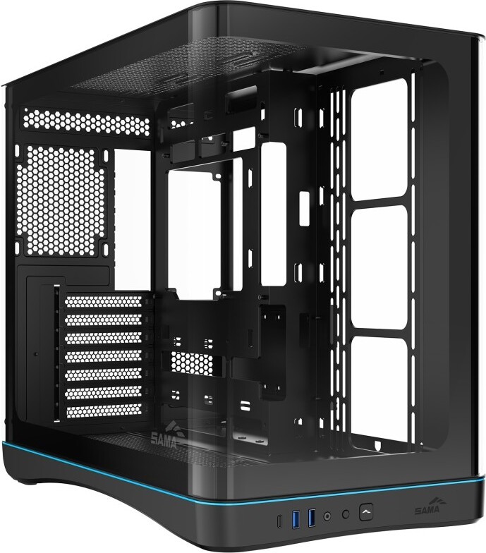 Sama V62E Zwart PC Behuizing