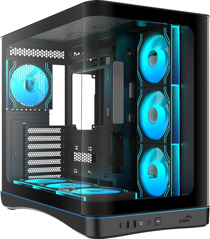 Sama V62 Zwart PC Behuizing