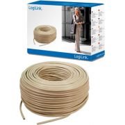 LogiLink-CPV0013-netwerkkabel-cat5e-spoel-100m-beige