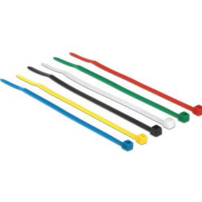 DeLOCK 18627 kabelbinder 100x2,5mm 100 sts multi color