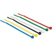 Delock 18627 Kabelbinders gekleurd L 100 x B 2,5 mm 100 stuks