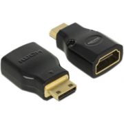 DeLOCK 65665 Mini-HDMI HDMI Zwart video kabel adapter