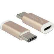 Delock-65677-Adapter-USB-2-0-Micro-B-female-USB-Type-C-2-0-male-koperachtig