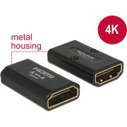 Delock 65659 HDMI/HDMI genderchanger female/female Highspeed 4K