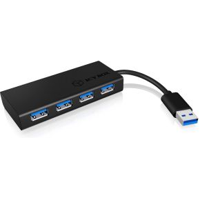 Raidsonic Icy Box Ib Ac6104 B 5000Mbits Zwart Hub Concentrator raidsonic kopen in de aanbieding Raidsonic Icy Box Ib Ac6104 B 5000Mbits Zwart Hub Concentrator raidsonic kopen in de aanbieding