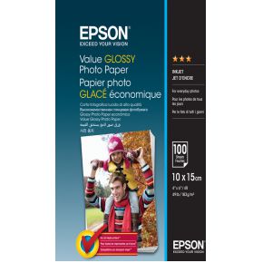 Epson Value Glossy Photo Paper 10x15 cm. 100 vel. 183 g