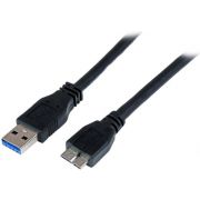 StarTech.com 1 m gecertificeerde SuperSpeed USB 3.0 A-naar-micro-B-kabel M/M