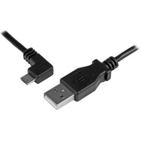 StarTech.com 1 m Micro-USB male haaks to USB A