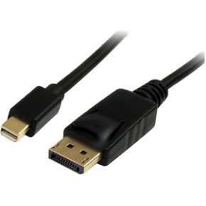 StarTech.com 1 m Mini DisplayPort-naar-DisplayPort 1.2 adapterkabel M/M DisplayPort 4k