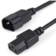 StarTech.com 1 m standaard voedingskabelverlenging voor computer C14 naar C13