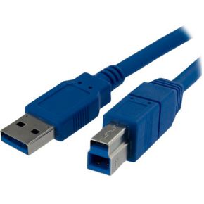 StarTech.com 1 m SuperSpeed USB 3.0-kabel A-naar-B M/M