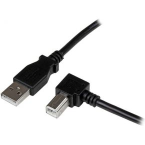 StarTech.com 1 m USB 2.0 A naar rechtshoekige B-kabel M/M