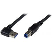 StarTech.com 1 m zwarte SuperSpeed USB 3.0 haaks USB A male to USB B male