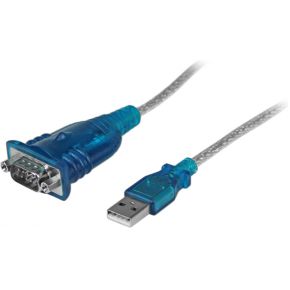 StarTech.com 1-poorts USB-naar-RS232 DB9 seriële adapterkabel M/M