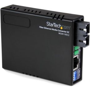StarTech.com 10/100 multi-mode Glasvezel Ethernet Converter SC 2 km