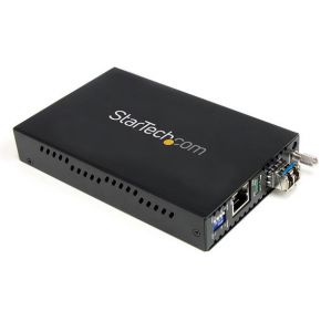 StarTech.com 1000 Mbit/s Gigabit Single Mode Glasvezel Converter LC 40 km