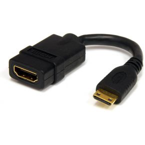 StarTech.com 12cm High Speed HDMI Kabel HDMI naar HDMI Mini F/M