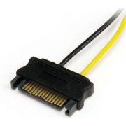 StarTech-com-15cm-SATA-Voeding-naar-6-pins-PCI-Express-Videokaart-Voeding-Verloopkabel