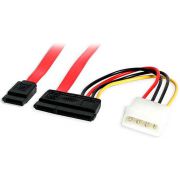 StarTech.com 18 inch Serial ATA Data Cable with LP4 Adapter