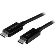 Startech TBLT3MM1M Thunderbolt 3 20Gbps 100W Alt-DP 1.00m Zwart USB-C Kabel