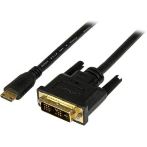 StarTech.com 2 m mini HDMI-naar-DVI-D-kabel M/M