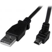 StarTech.com 2 m mini USB-kabel A-naar-mini-B met neerwaartse hoek