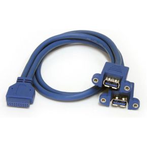 Preventie slecht humeur bouwer Megekko.nl - StarTech.com 2-poort Inbouwpaneel USB 3.0 Kabel USB A naar M