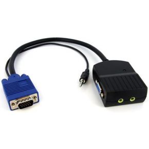 Startechcom 2 Poort Vga Video Splitter Met Audio Gevoed Via Usb startech kopen in de aanbieding