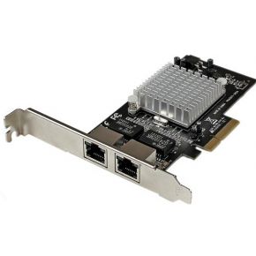 StarTech.com 2-poorts PCI Express (PCIe x4) gigabit ethernet server netwerk- adapter kaart Intel i35