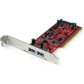Startechcom 2 Poorts Pci Superspeed Usb 30 Adapterkaart Met Sata Voeding startech kopen in de aanbieding
