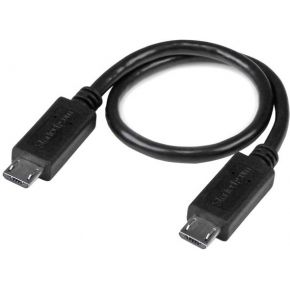 StarTech.com 20 cm USB OTG kabel Micro USB naar Micro USB M/M USB OTG Adapter