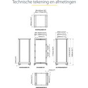 StarTech-com-25U-open-frame-serverrekkast-met-4-stijlen-met-instelbare-diepte-incl-zwenkwielen-stel