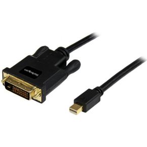 StarTech.com 3 m lange Mini DisplayPort-naar-DVI-adapterconverterkabel Mini DP-naar-DVI 1920x1200 zw