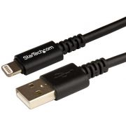 StarTech.com 3 m lange zwarte Apple 8-polige Lightning-connector naar USB-kabel voor iPhone / iPod /