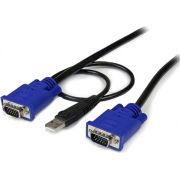 StarTech.com 3 m Ultradun USB VGA 2-in-1 KVM-kabel