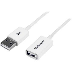StarTech.com 3 m witte USB-verlengkabel A-naar-A M/F