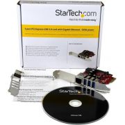 StarTech-com-3-poorts-PCI-Express-USB-3-0-kaart-gigabit-Ethernet