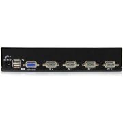 StarTech.com 4-poort 1U-Rack USB KVM-switch met OSD