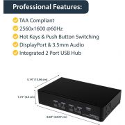 StarTech-com-4-poort-USB-DisplayPort-KVM-switch-met-Audio