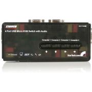 StarTech-com-4-poort-USB-KVM-switch-Zwart-met-Audio-en-Bekabeling