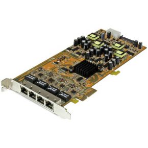 StarTech.com 4-poorts gigabit Power over Ethernet PCIe-netwerkkaart PSE / PoE PCI Express NIC
