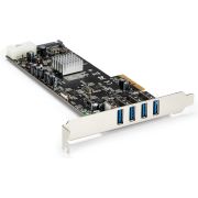 StarTech.com 4-poorts PCI Express (PCIe) SuperSpeed USB 3.2 Gen1 4x 5Gbps kanalen