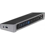 StarTech.com 4k UltraHD Triple video docking station voor laptops USB 3.0 3 video outputs