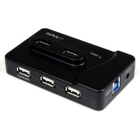 Startech StarTech.com 6-poort USB 3.0/2.0 Combo Hub met Oplaadpoort