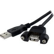 StarTech-com-60-cm-lange-op-paneel-gemonteerde-USB-kabel-A-naar-A-F-M