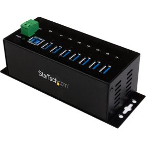 StarTech.com 7-poorts industriële USB 3.0 hub beveiliging tegen ESD en stootspanningen